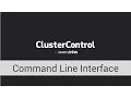 ClusterControl Command Line Interface CLI Introduction by Johan Andersson