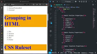 Class 6 - Introduction to HTML grouping CSS Selectors