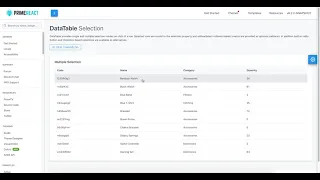 New DataTable Selection Modes on PrimeReact