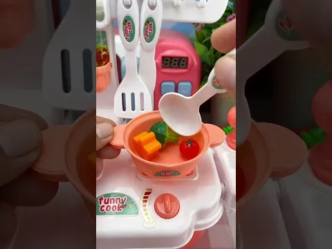 Satisfying with Unboxing & Review Miniature Kitchen Set Toys Cooking Video | ASMR Videos no music