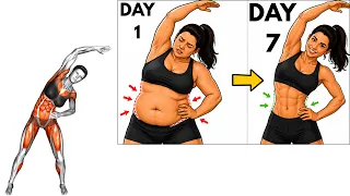 Stand For 10 Min, Belly Fat GOES in 7 Days!