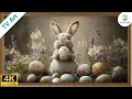 Vintage Easter Greetings TV Art 4K Easter Frame TV Art Screensaver 10 hours