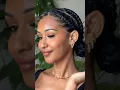 Love a simple cornrow look