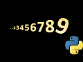 Find the largest number in a range in Python