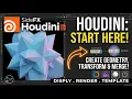 Houdini for Beginners Transform Merge Essential Node Flags