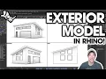 Getting Started with Rhino Part 4 - Creating an EXTERIOR MODEL