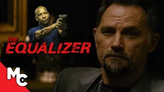 Fighting The Russian Gang Scene The Equalizer Clip Full Scene Denzel Washington