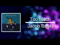 Jacob Banks - Too Much (Lyrics)