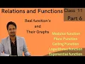 Relations and Functions Part 6 Modulus Greatest integer fn Class 11 Cbse Board All Boards