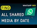 Lagu Hoe vind je alle gedeelde media op datum in WhatsApp Web op je pc (nieuwe update)?