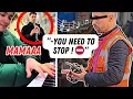 Download Lagu Best version Bohemian Rhapsody on PUBLIC PIANO until POLICE..👮‍♀️🫣 Clarinet, cello, piano #queen