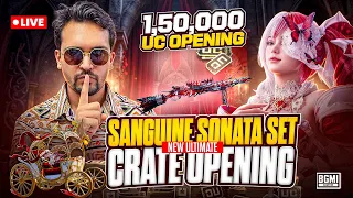 😎150000 UC NEW ULTIMATE SET CRATE OPNING 🔥| BGMI LIVE ‪‪@LoLzZzGaming