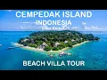 CEMPEDAK-EILAND INDONESIË (in de buurt van Bintan) - Strandvilla-rondleiding (Beach Villa 15)
