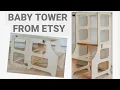 Unboxing and Assemble Transformable Toddler Tower Kitchen Helper Tower