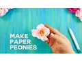 Make an Easy Paper Peony Rolled Flower
