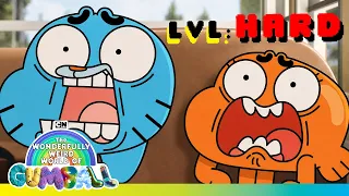 LIFE LEVEL HARD 🎮 | New GUMBALL Season Games & Fails | Cartoon Network