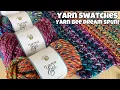 YARN SWATCH TIME - Yarn Bee Dream Spun Yarn