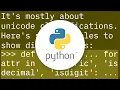 What s the difference between str isdigit isnumeric and isdecimal in python