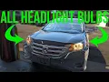 How to Replace Headlight Bulbs - Honda CR-V 2012-2014