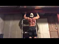 Pull-ups on beam in basement