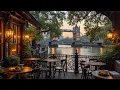 Download Lagu London Riverside Café Ambience | Evening Piano \u0026 Tower Bridge View