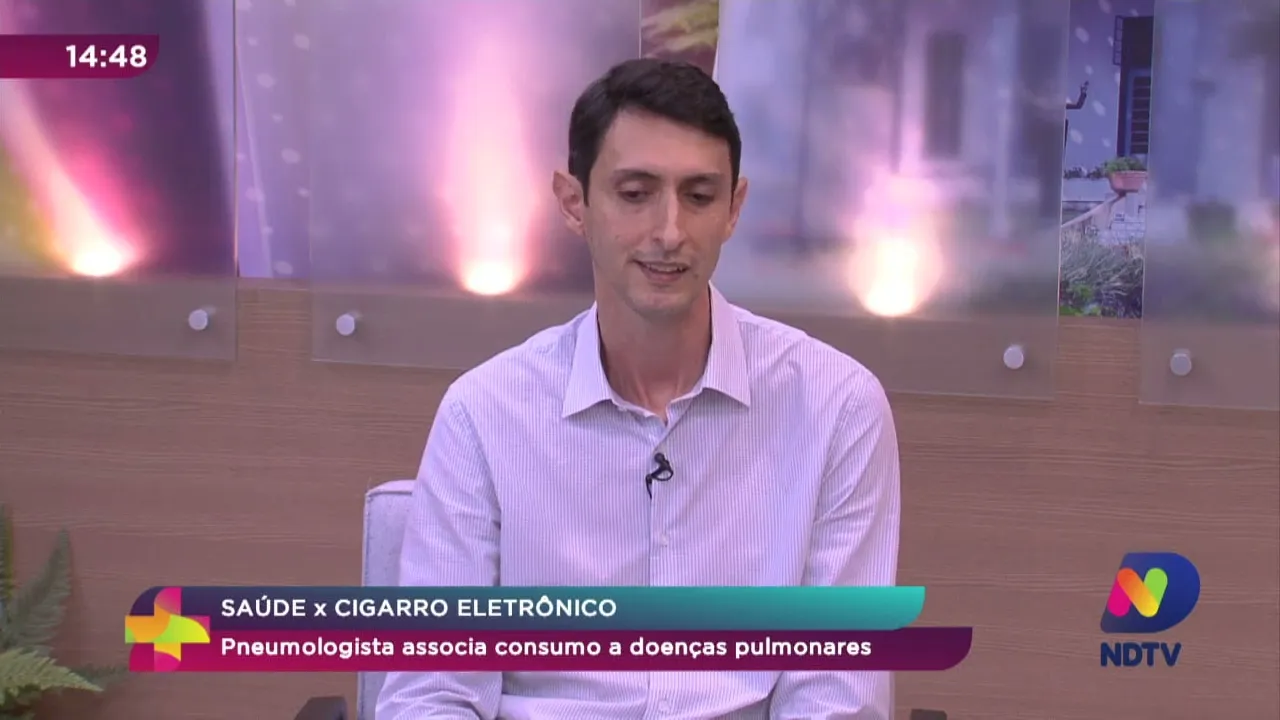 Cigarro eletrônico: pneumologista associa consumo a doenças pulmonares
