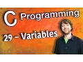 C Programming Tutorial 29 - Variables