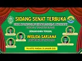 Lagu Sidang Senat Terbuka Wisuda Angkatan XXIII Sekolah Tinggi Ilmu Ekonomi Al Washliyah Tahun 2026