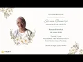 Funeral Service of Serena Bennetts August 20 2026