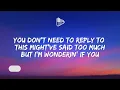 Charlie Puth - Reply To This (Lyrics)