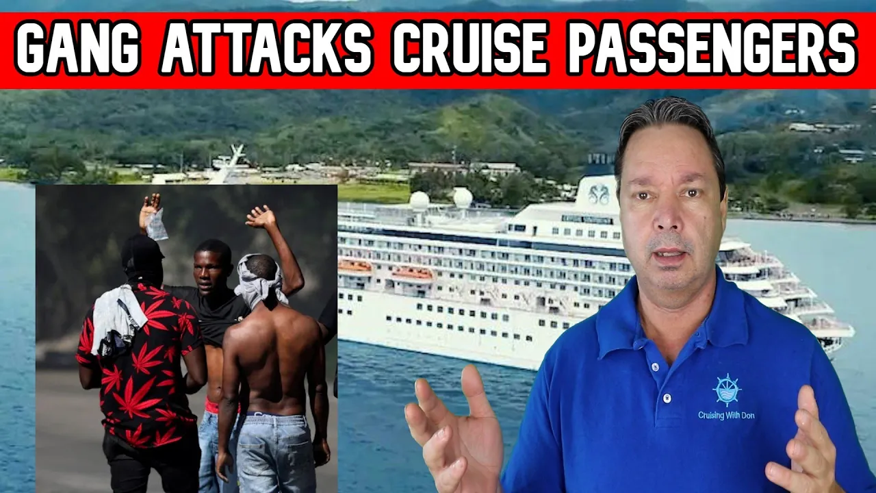 GANG ATTACKS CRUISE SHIP PASSENGERS, CRUISE NEWS
