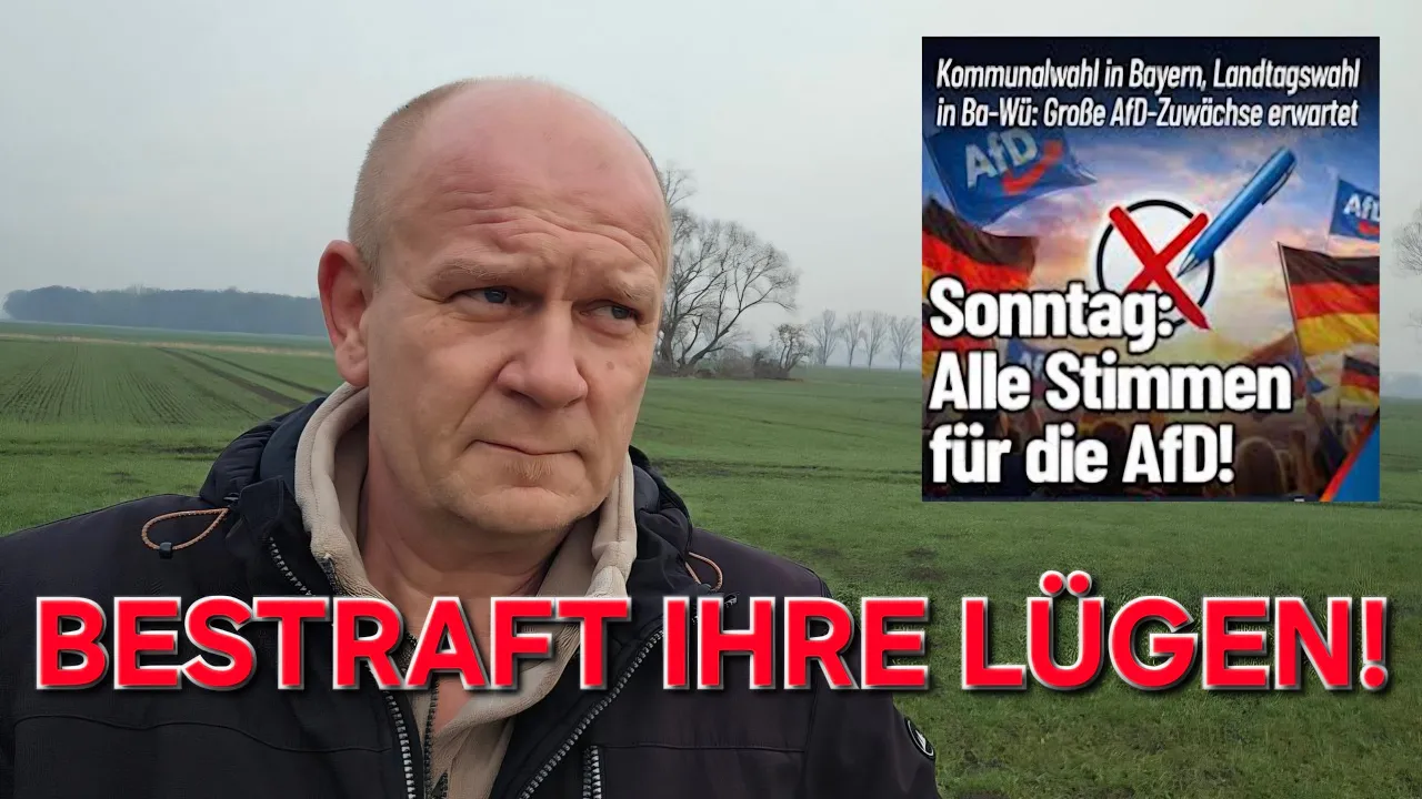 AUF GEHTS WÄHLEN UND KEINE AUSREDEN - ABGERECHNET WIRD ZUM SCHLUSS!