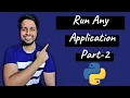 How to any application using Python