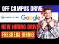 L T Google and TravClan Hiring Drives Off-Campus Job Drives 2026 2025 Batch Freshers Jobs