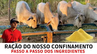Ração do nosso Confinamento - Passo a passo dos ingredientes
