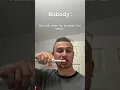 Patrick star brushing his teeth