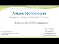 CSS Lesson 20 - CSS Counters
