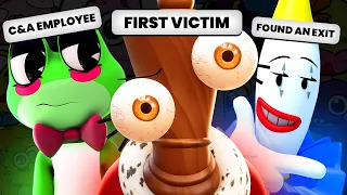 every abstracted character explained the amazing digital circus