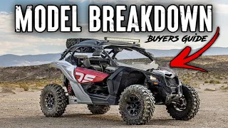 Can-am X3 Model Line Up EXPLAINED What are the Differences
