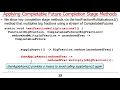 Advanced Java Completable Future Features Applying Completion Stage Method