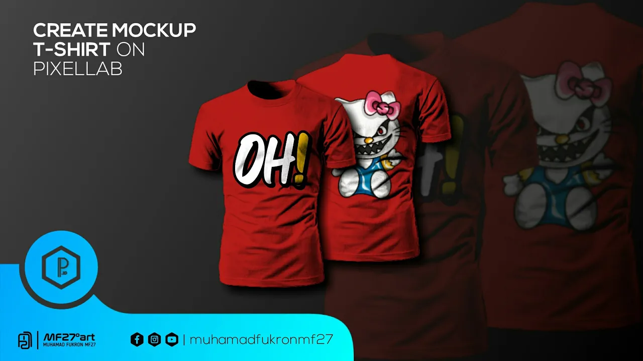 Cara membuat Mockup Kaos di PixelLab | Tutorial | MF27°art Cara membuat Mockup Kaos di PixelLab | Tutorial | MF27°art