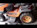 Husqvarna Craftsman riding mower rear tire upgrade