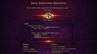 Java Interview Trick Question String Immutability