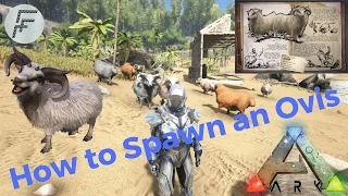 Ark Survival Evolved How to Spawn an Ovis