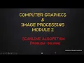 SCANLINE POLYGON FILLING ALGORITHM Problem-solving