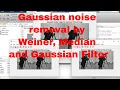 Matlab image processing tutorial for beginners Gaussian Noise Filtering in Matlab code