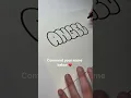 HOW TO DRAW BUBBLE LETTERS