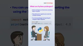Python Packages Python Interview Questions