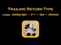 C Trailing Return Type