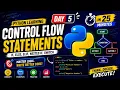Beginner Python language day 30 series day 5 What is control flow statements